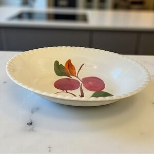 Blue Ridge Southern Pottery, small serving dish, Delicious pattern, hand painted